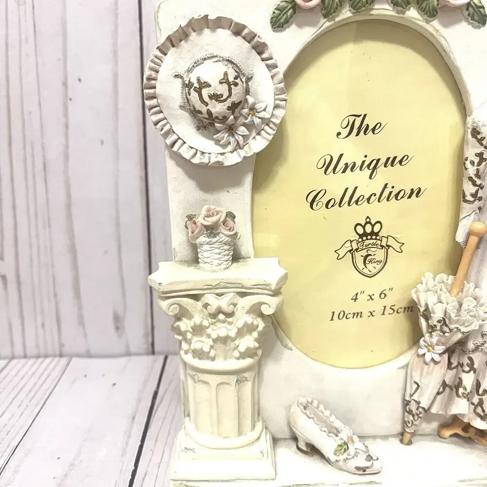 Vintage Victorian Outfit Collage Photo Picture Frame Resin 90s Victoriancore 4x6